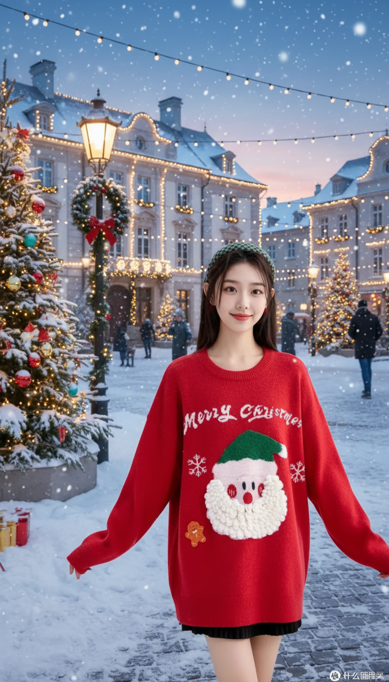 nano banana 圣诞 提示词