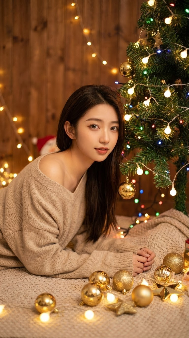 nano banana 圣诞 提示词