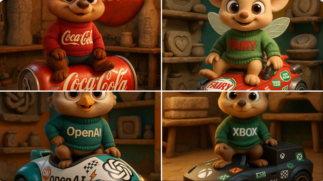 nano banana 动物 提示词