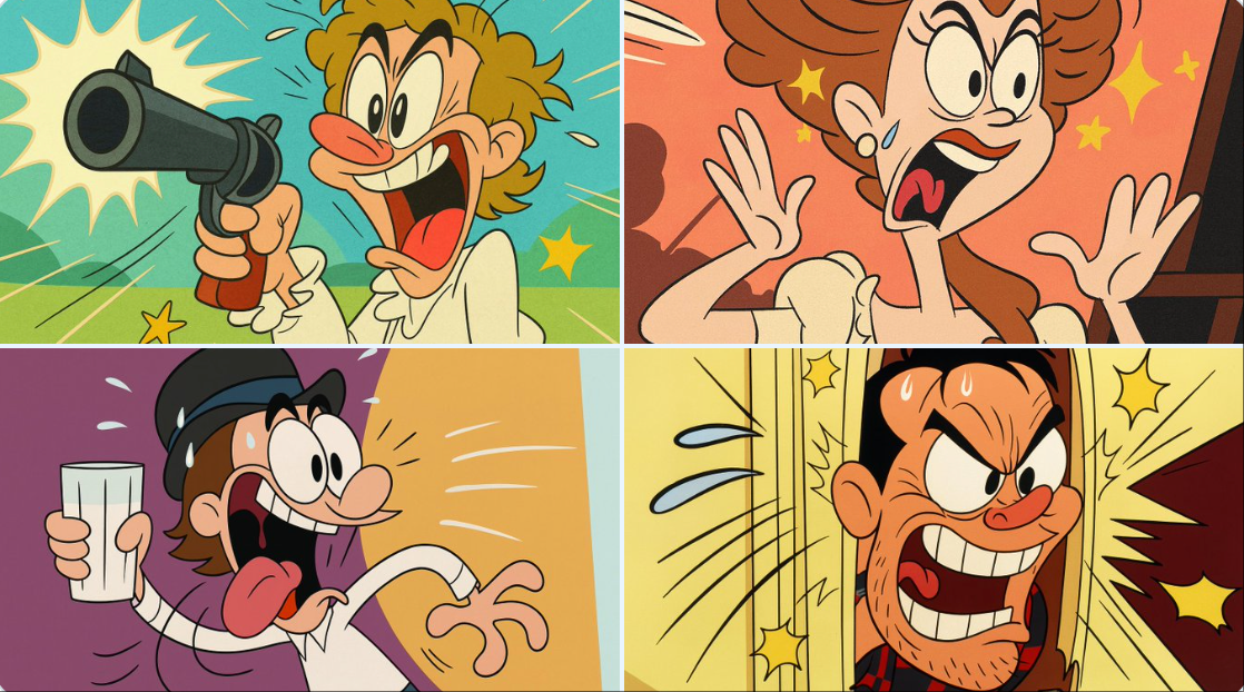 nano banana 卡通 提示词