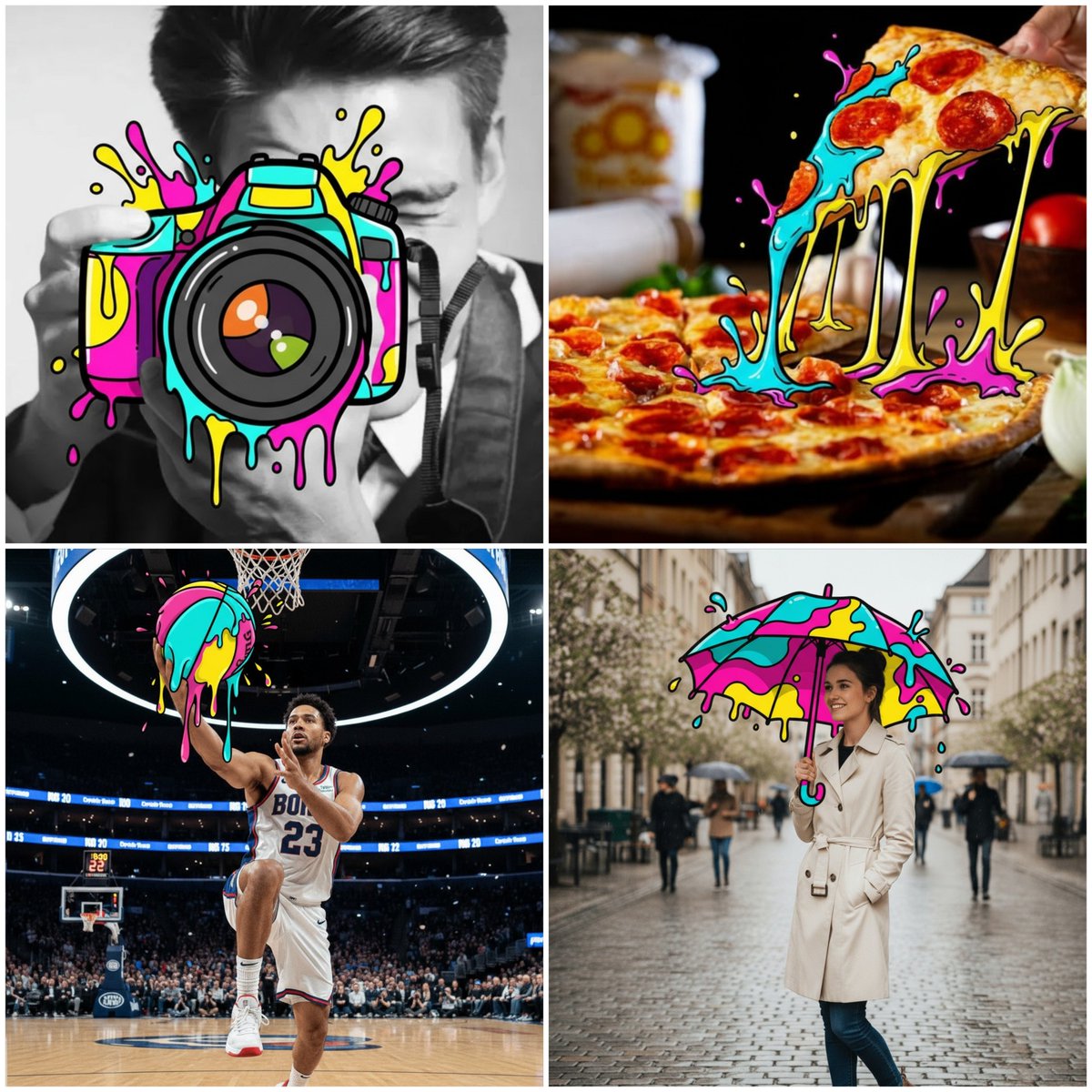 nano banana Cartoon プロンプト